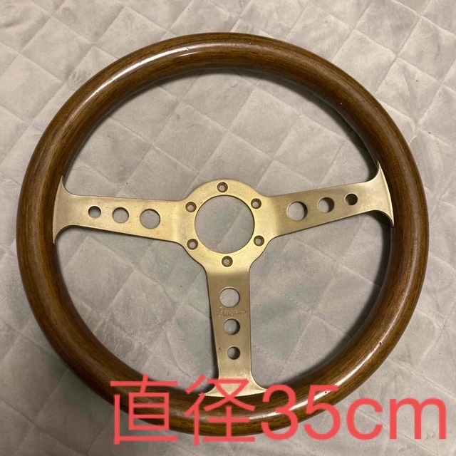 ウッド ステアリング BARON ハンドル 外径直径35cm 良質 7200円 www ...