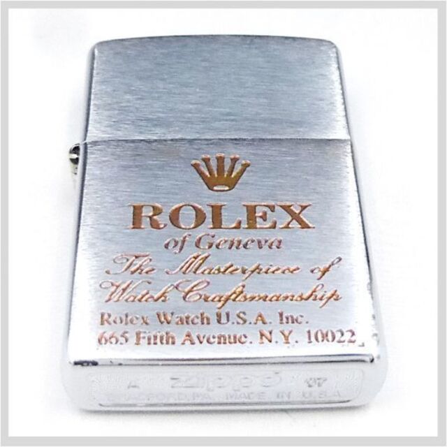新品未使用/ROLEX ロレックス 未開封封印シール/ジッポー オイル ライター
