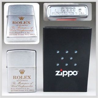 新品未使用/ROLEX ロレックス 未開封封印シール/ジッポー オイル ライター