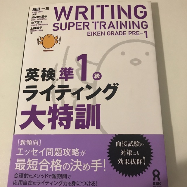 英検準１級ライティング大特訓 エンタメ/ホビーの本(資格/検定)の商品写真