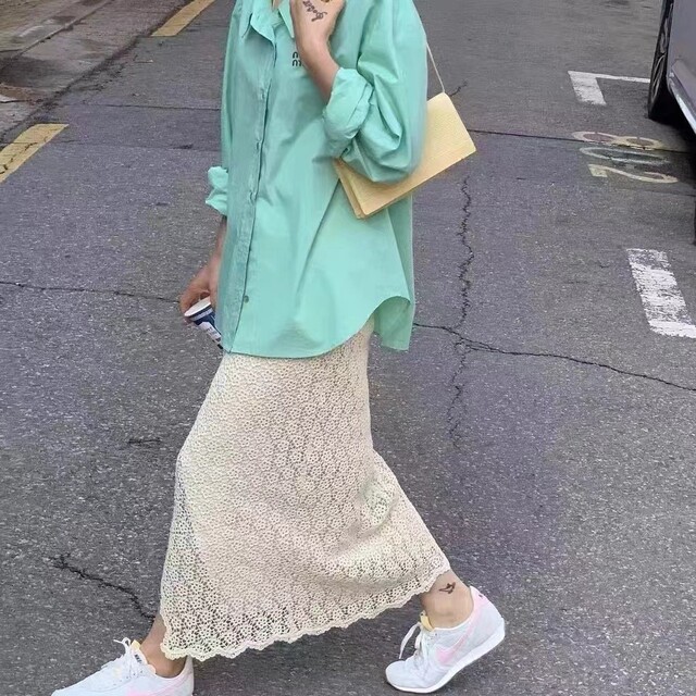 ミュウミュウ 春夏新作シンプル ロングスリーブ シャツ 上等な www