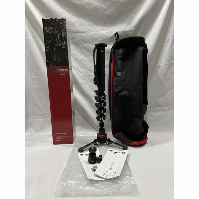美品 manfrotto 一脚 アルミ5段 MVMXPROA5 おまけ付き 新品 17955円