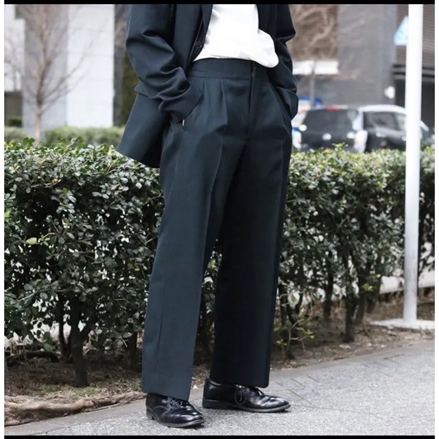 21ss YOKE  2TUCK WIDE GURKHA TROUSERS