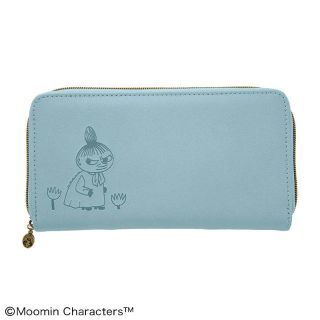 ムーミン(MOOMIN)の【新品未使用】MOOMIN たっぷり入る長財布 SMOKY BLUE(財布)