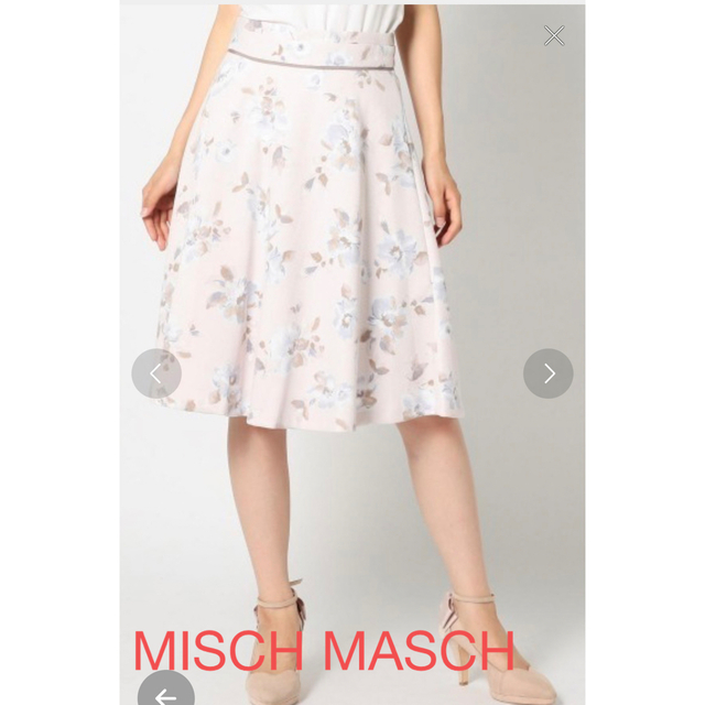 MISCH MASCH(ミッシュマッシュ)の〈美品〉MISCH MASCH 花柄スカート レディースのスカート(ひざ丈スカート)の商品写真