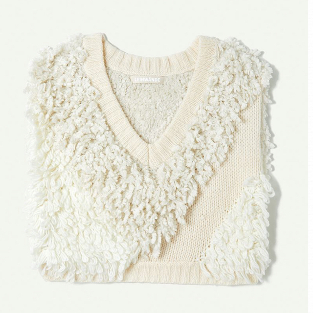 公認】leinwande Mix Roop Sleeveless Sweaterの通販 by n's shop ...