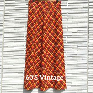 ビームスボーイ(BEAMS BOY)の【送料無料 60'S・Vintage】RETRO CHUCK SKIRT(ロングスカート)