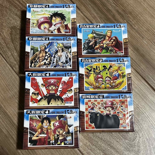 ONE PIECE パズル ご当地 北海道 宮城 名古屋 京都 大阪 沖縄 福岡