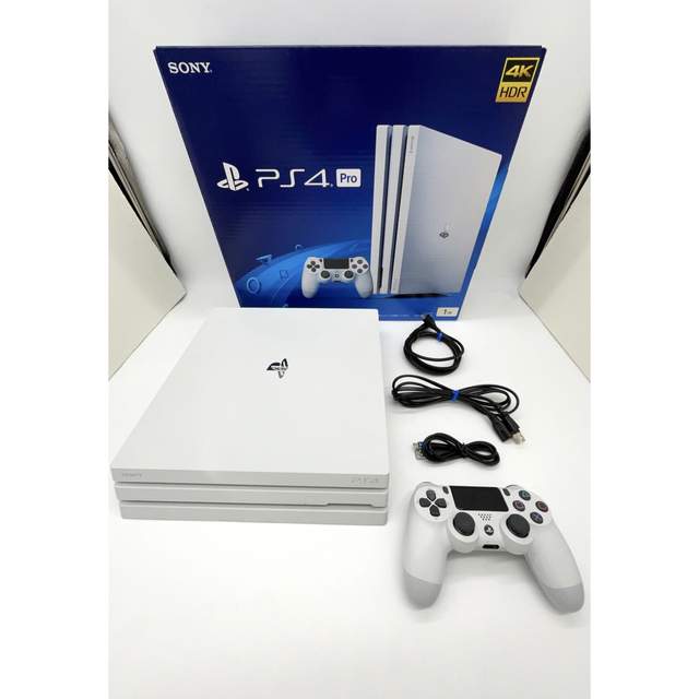 PS4pro グレイシャー・ホワイト 1TB