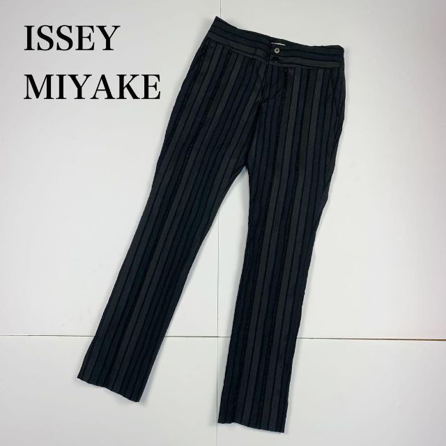 極美品✨ISSEYMIYAKE イッセイミヤケ ストライプパンツ スラックス 1