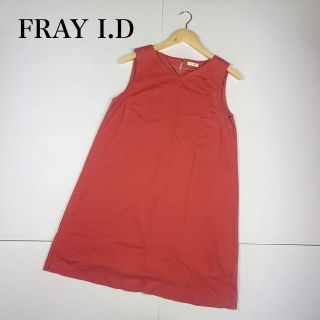 フレイアイディー(FRAY I.D)のFRAY I.D フレイアイディー Aラインワンピース ドレス ノースリーブ F(ひざ丈ワンピース)