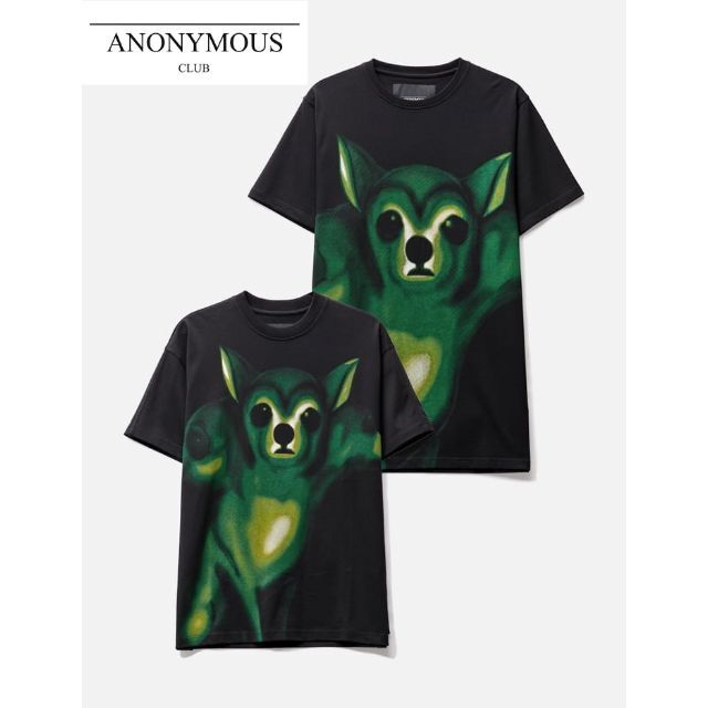 HOOD BY AIR.(フードバイエアー)のANONYMOUS CLUB チワワ ボクシー＆トール Tシャツ メンズのトップス(Tシャツ/カットソー(半袖/袖なし))の商品写真