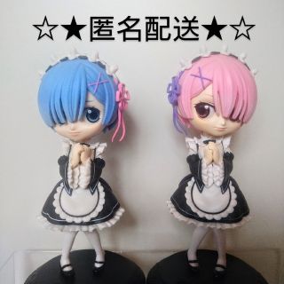 バンダイ(BANDAI)の【美品】リゼロ　Qposket　フィギュア　2点セット(アニメ/ゲーム)