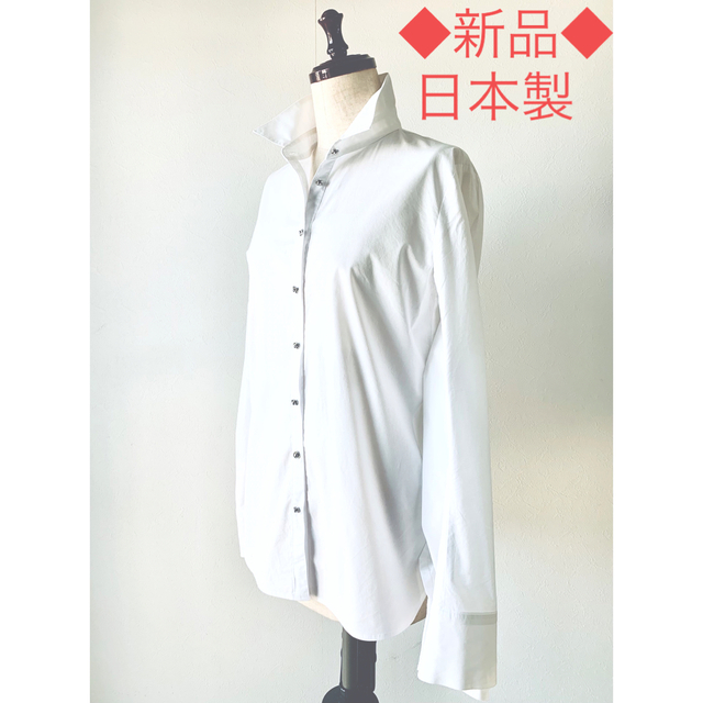 ⭐️【新品】日本製 PRIDE ★ホワイト ロングシャツ【送料込】⭐️PRIDE
