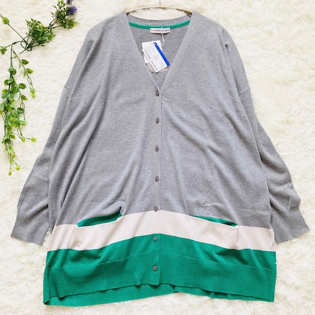 新品タグ付き】TSUMORI CHISATO シルク混 ロングカーディガン 憧れの