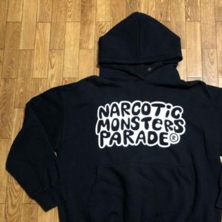 ナーコティック(NARCOTIC)の初期 NARCOTIC スウェット パーカー 黒 Lサイズ 両面プリント(パーカー)