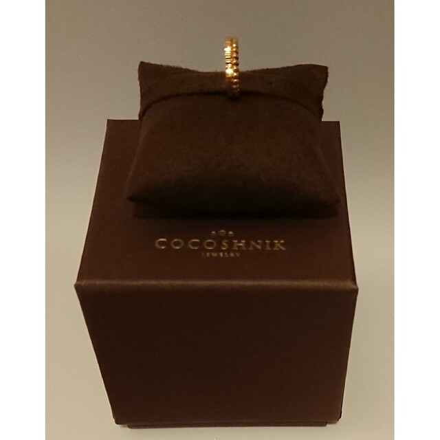COCOSHNIK(ココシュニック)のココシュニック ミル×縦溝　イヤーカフ（片耳用）ゴールド レディースのアクセサリー(イヤーカフ)の商品写真