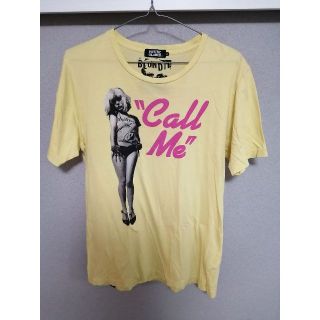 ヒステリックグラマー(HYSTERIC GLAMOUR)のヒステリックグラマー　call me Tシャツ　M　イエロー　キムタク着用モデル(Tシャツ/カットソー(半袖/袖なし))