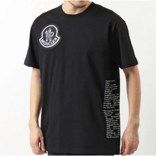 モンクレール(MONCLER)の★希少★ MONCLER 半袖Tシャツ Ｌ　モンクレール ビッグワッペン(Tシャツ/カットソー(半袖/袖なし))