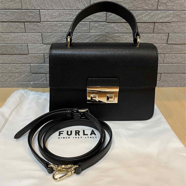 95%以上節約 美品FURLA テッサ 2way グレージュ