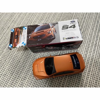 スバル WRX S4のぶつからないミニカー　オレンジ(ミニカー)
