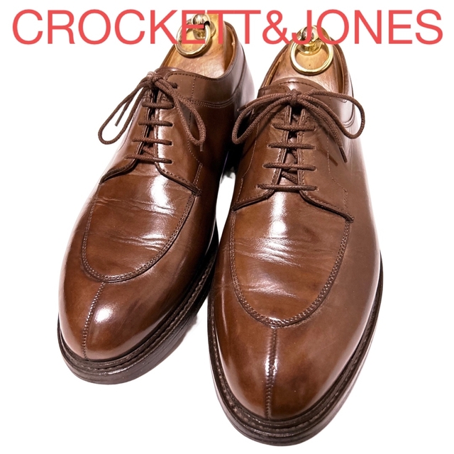 107.CROCKETT&JONES SHELTON Uチップ 6.5E