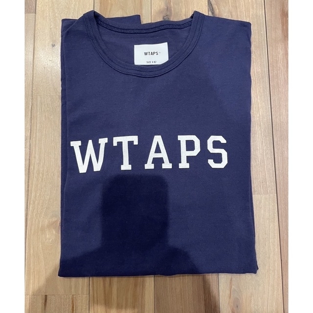 21SS WTAPS COLLEGE SS TEE NAVY Lサイズ