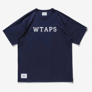 W)taps - 【Mサイズ】WTAPS 21SS COLLEGE TEE SS NAVYの通販 by HT's 