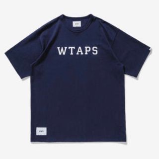 ダブルタップス(W)taps)の【Mサイズ】WTAPS 21SS COLLEGE TEE SS NAVY(Tシャツ/カットソー(半袖/袖なし))