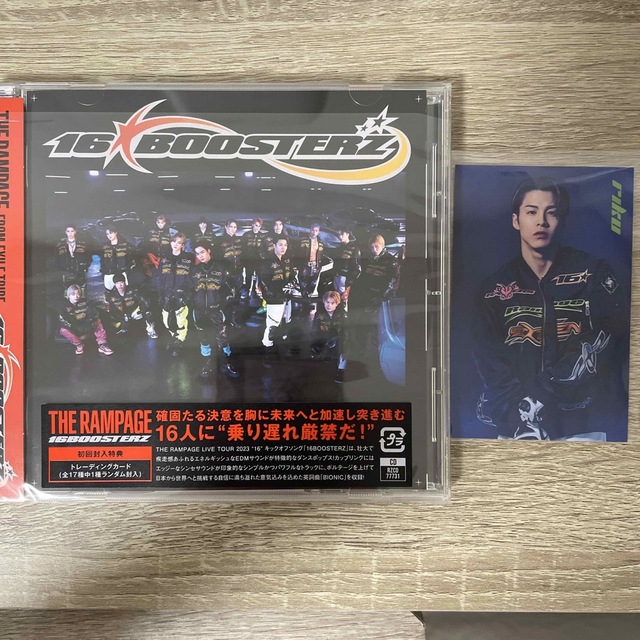 THE RAMPAGE(ザランページ)の16BOOSTERZ(CD)+RIKUトレカ エンタメ/ホビーのCD(ポップス/ロック(邦楽))の商品写真