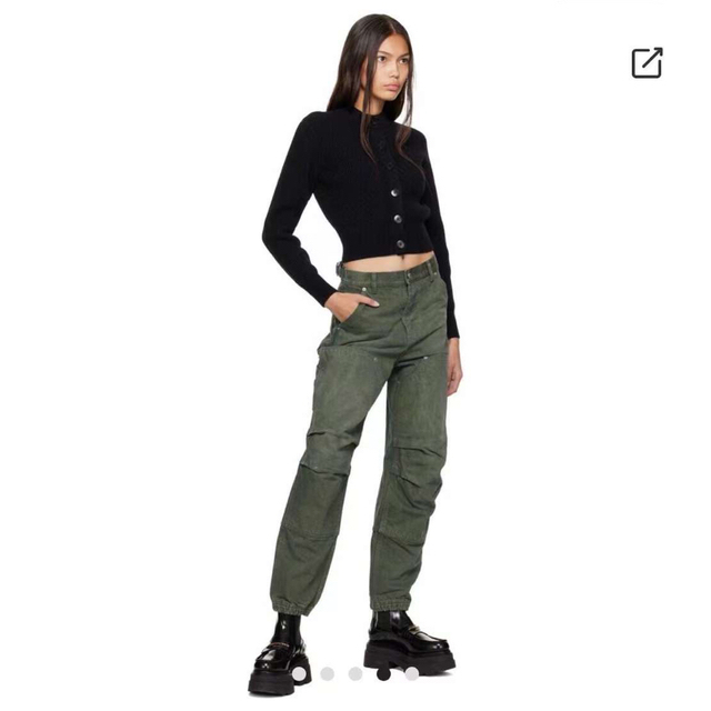 Alexander wang カーキカーゴパンツ カーペンタージーンズ-