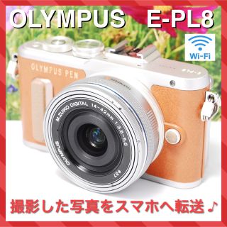 Wi-fi機能で簡単転送  OLYMPUS E-PL8 美品