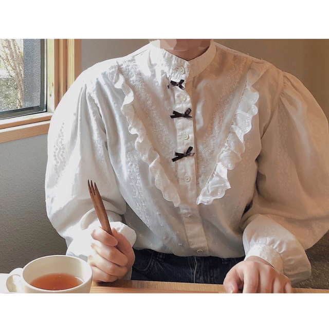 vintage リボンブラウス 店舗良い jakofa.hu