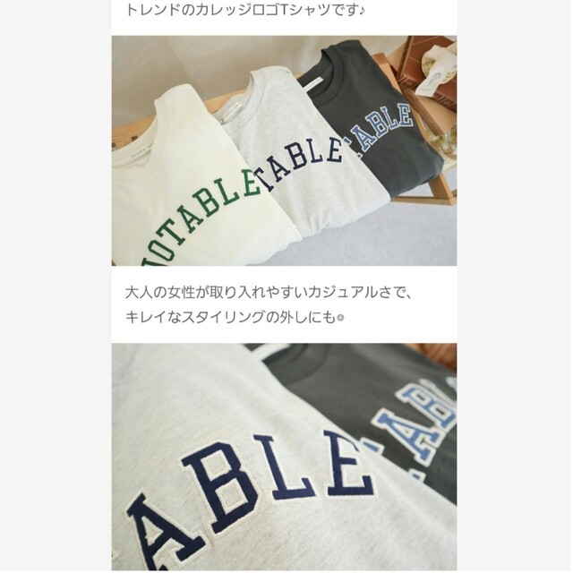 しまむら(シマムラ)のterawear emu リングロゴハリツケTシャツ L レディースのトップス(Tシャツ(半袖/袖なし))の商品写真