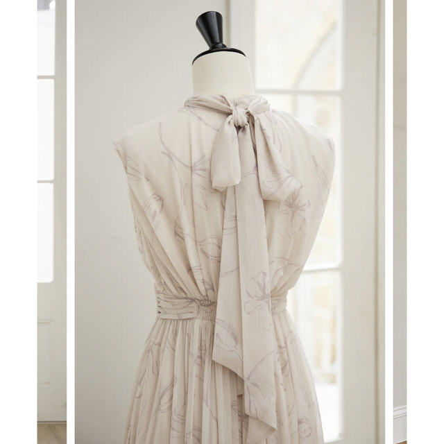 Her lip to Tulip Chiffon Long Dress Her lip to Tulip Chiffon Long Dress