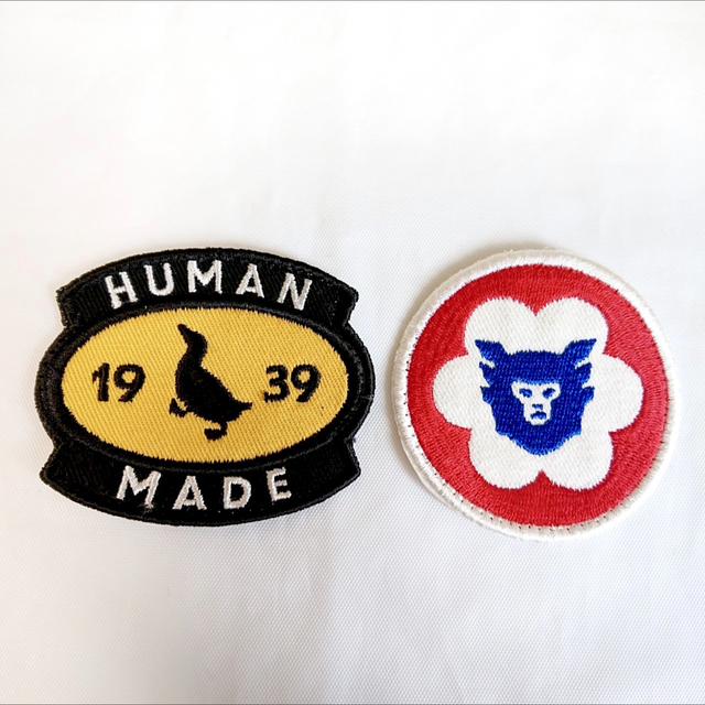 HUMAN MADE(ヒューマンメイド)のHUMANMADE ヒューマンメイド ワッペン 2つセット メンズのメンズ その他(その他)の商品写真