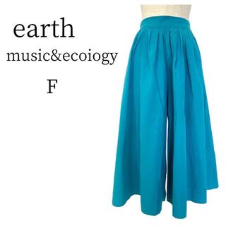 アースミュージックアンドエコロジー(earth music & ecology)のearthmusic＆ecology　ガウチョパンツ(ハーフパンツ)