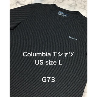 コロンビア(Columbia)の【レア】US古着 L size ビッグサイズ Columbia ボーダーTシャツ(Tシャツ/カットソー(半袖/袖なし))