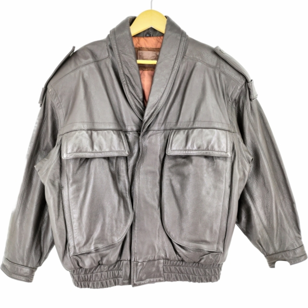 USED古着(ユーズドフルギ) ショールカラー カウレザージャケット A2
