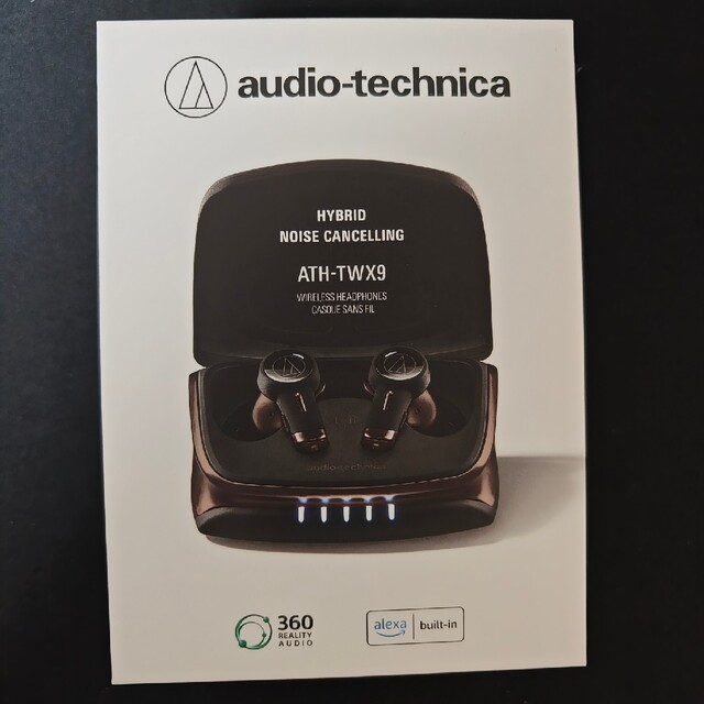 ヘッドフォン/イヤフォンATH-TWX9 audio-technica 極美品
