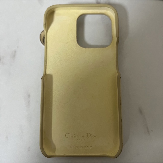 iphonecaseiPhone13 pro ケース  DIOR イエロー