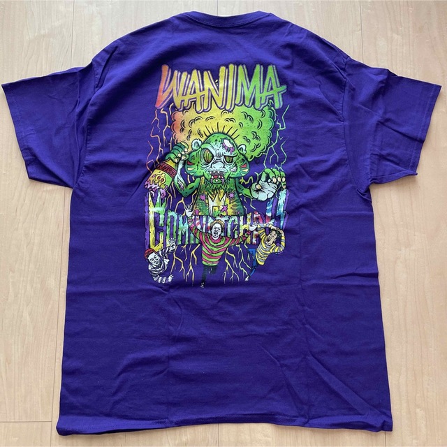 WANIMA(ワニマ)のWANIMA カミナッチャＴシャツ 紫 XLサイズ メンズのトップス(Tシャツ/カットソー(半袖/袖なし))の商品写真
