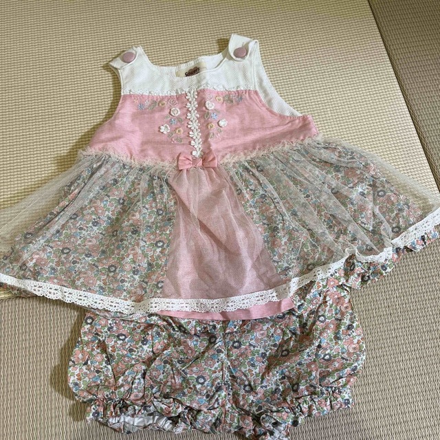 Souris(スーリー)のスーリー　セットアップ キッズ/ベビー/マタニティのキッズ服女の子用(90cm~)(ワンピース)の商品写真