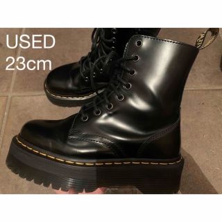 ドクターマーチン(Dr.Martens)のUSED Dr.Martin JADON 8ホール 厚底 23cm(ブーツ)