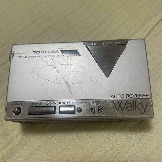 東芝ステレオカセットプレーヤー KT-AS10Walky ウォーキー ジャンク品
