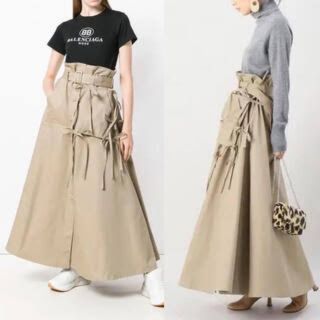 マルタンマルジェラ(Maison Martin Margiela)のMM6 Maison Margiela メゾンマルジェラ トレンチベルトスカート(ロングスカート)