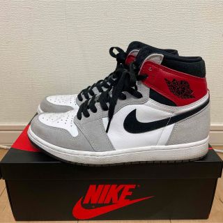 ナイキ(NIKE)のAIR JORDAN 1 HIGH OG LIGHT SMOKE GREY(スニーカー)