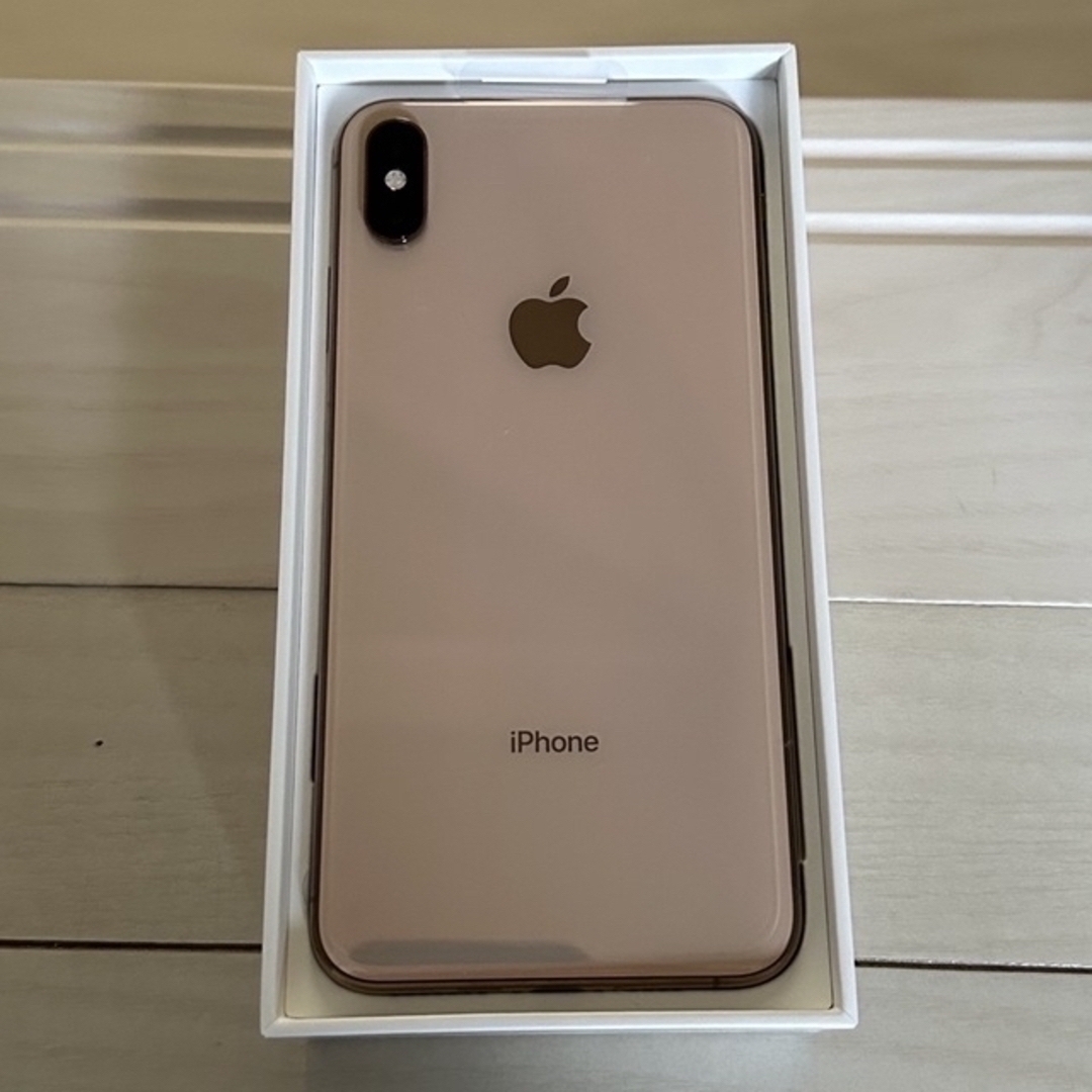 iPhone - iPhone XS Max 512GB ゴールド 箱付 美品 おまけ付の通販 by ...