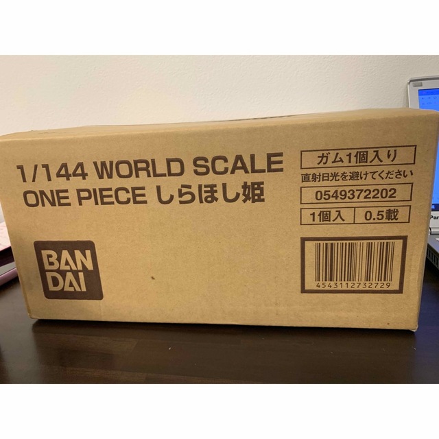 新品未開封 バンダイ　ワンピース　WORLD SCALE 1/144 しらほし姫