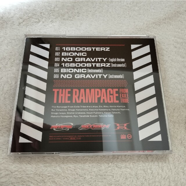 THE RAMPAGE(ザランページ)のTHE RAMPAGE 16BOOSTERZ CD エンタメ/ホビーのCD(ポップス/ロック(邦楽))の商品写真